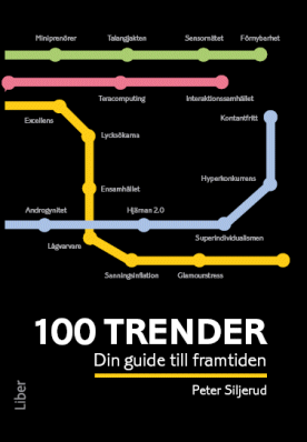 Peter Siljeruds bok 100 TRENDER Din guide till framtiden